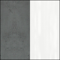 Beton Ciemnoszary / Biały Połysk