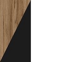 Dąb catania / Czarna perła / biały połysk