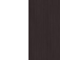 Biały Połysk / Dąb Vicenza Czarny